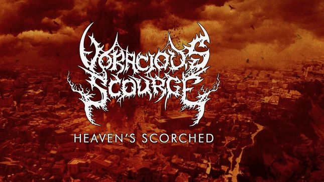 VORACIOUS SCOURGE Feat. Former Members Of SUFFOCATION, ATHEIST Launch Lyric Video For "Heaven's Scorched" Single
