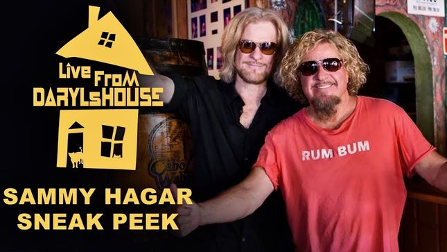 SAMMY HAGAR Guests On Upcoming Episode Of DARYL HALL's "Live From Daryl's House"; Sneak Peek Video