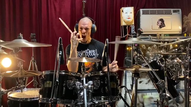 WARBRINGER Release "Crushed Beneath The Tracks" Drum Playthrough Video