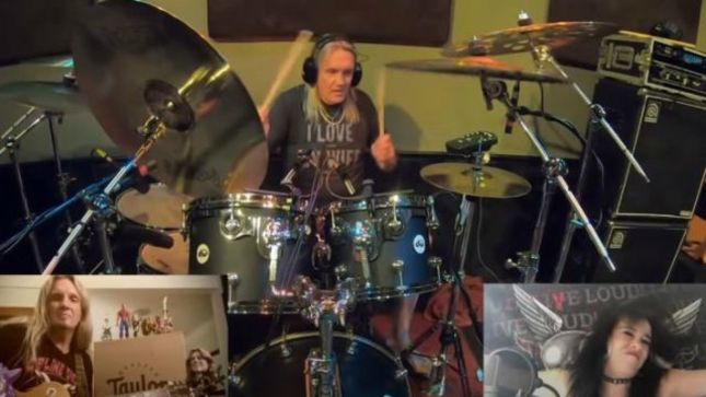 Members Of EVANESCENCE, IRON MAIDEN And WHITESNAKE Cover WINGS Classic "Live And Let Die" In New Lockdown Video