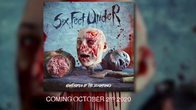 SIX FEET UNDER - Nightmares Of The Decomposed Album Details Revealed; Studio Video Teaser Streaming