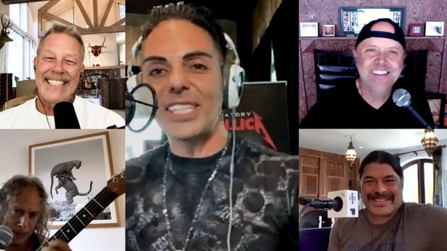 METALLICA - SiriusXM Virtual Roundtable Interview With Jose Mangin Streaming; Video