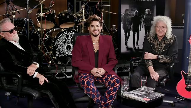 QUEEN - Live Q&A With BRIAN MAY, ROGER TAYLOR, ADAM LAMBERT Now Available For Streaming