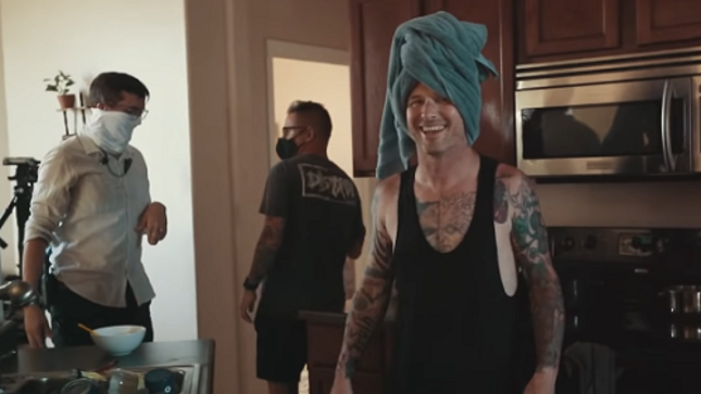 COREY TAYLOR Shares Behind The Scenes Footage From Making Of "Black Eyes Blue" Video