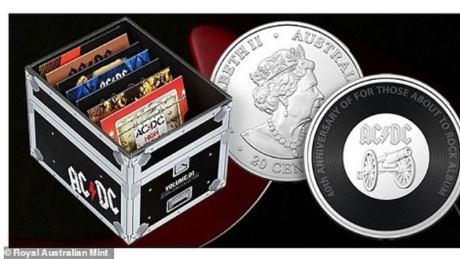 Royal Australian Mint Honors AC/DC With Electrifying Coin Collection