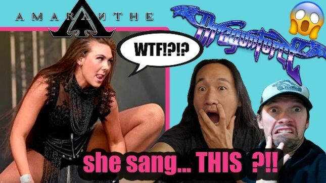AMARANTHE Vocalist ELIZE RYD Sings "Cyber Sausage World" Composed By DRAGONFORCE Guitarists HERMAN LI And SAM TOTMAN (Video)