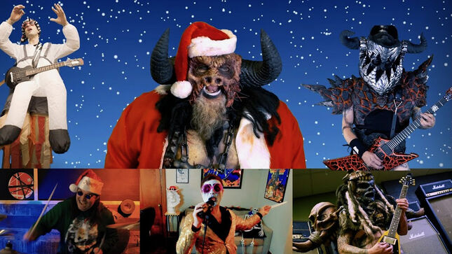 GWAR + MUTOID MAN Perform Parody Of ELTON JOHN'S "Step Into Christmas" - "The Most Ambitious Crossover Event In Metal Since KISS Was On Scooby Doo!"; Video