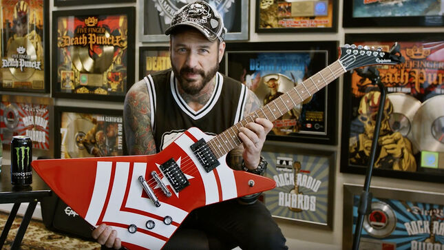 JASON HOOK Guitar Giveaway - Enter To Win Former FIVE FINGER DEATH PUNCH Guitarist's Signed Signature Epiphone M4 Sherman; Video