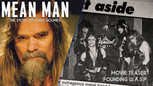 CHRIS HOLMES - Teaser Video #2 Released For Former W.A.S.P. Guitarist's Mean Man Documentary