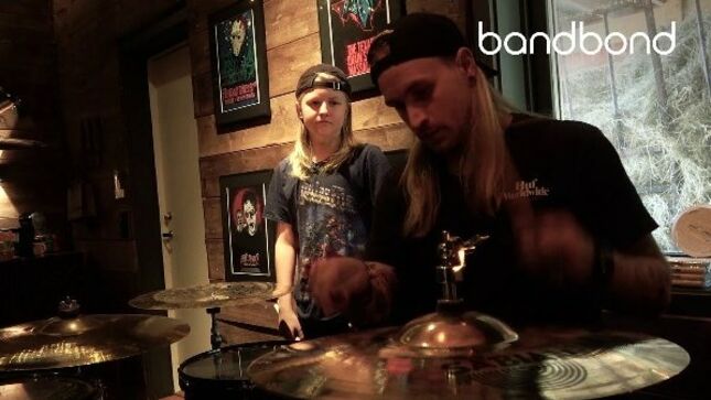 SABATON's HANNES VAN DAHL Teaches 13 Year-Old Drummer How To Play "The Red Baron" (Video)