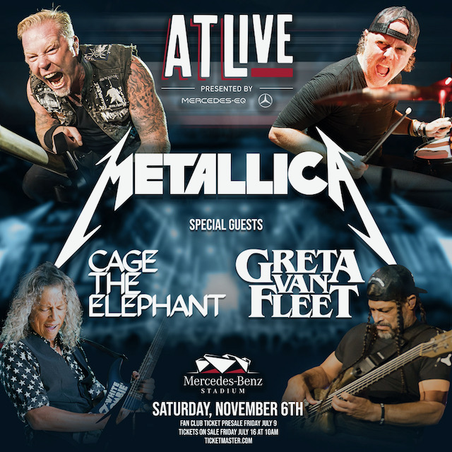 TRILLER AND METALLICA ANNOUNCE ON-SALE OF TICKETS FOR
