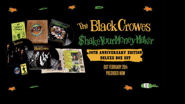THE BLACK CROWES Announce Shake Your Money Maker 30th Anniversary Multi-Format Reissue; Recently Unearthed Track "Charming Mess" Streaming