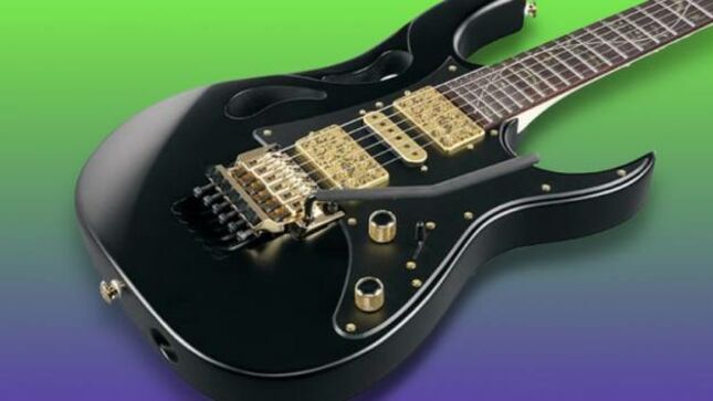 STEVE VAI - Ibanez Unveils Signature PIA Guitar In Flat Black Finish