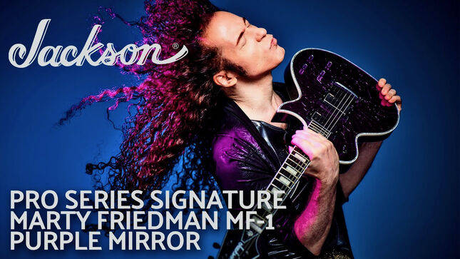 MARTY FRIEDMAN Unleashes His Pro Series Signature MF-1 Purple Mirror - "It's Just A Gorgeous Guitar"; Video