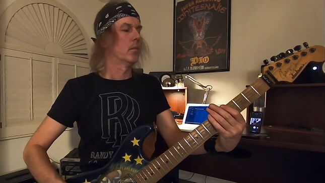 Guitarist ROWAN ROBERTSON Releases Playthrough Video For DIO's "Evil On Queen Street"; Video