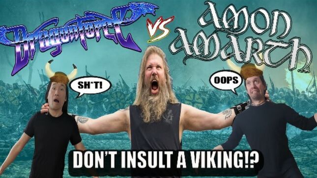 DRAGONFORCE Guitarists HERMAN LI And SAM TOTMAN Write "Wimpiest" AMON AMARTH Song In 10 Minutes (Video)