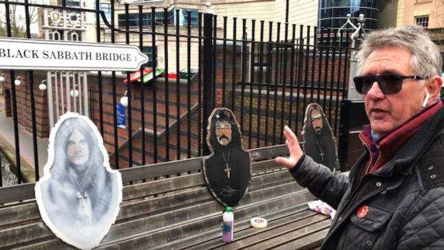 BLACK SABBATH's "Heavy Metal" Bench Refurbished Prior To Broad Street Reopening; Video