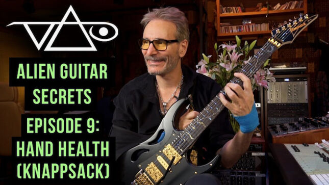 STEVE VAI To Present Alien Guitar Secrets Episode #9 Tomorrow; Features Premiere Performance Of New Composition "Knappsack"