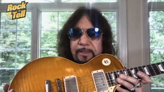 ACE FREHLEY Shows Off Impressive Memorabilia Collection On AXS TV's "Rock & Tell"; Video