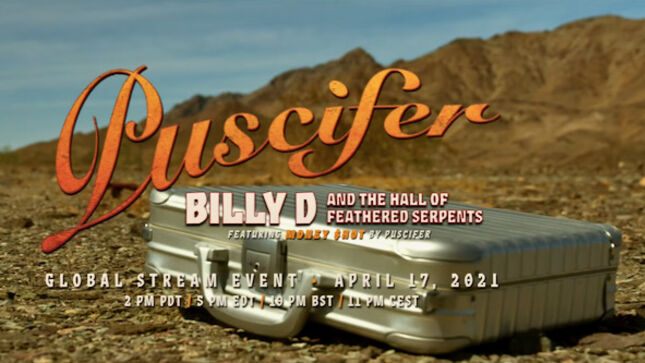 PUSCIFER Presents “Billy D And The Hall Of Feathered Serpents Featuring Money $hot By Puscifer”, A Global Streaming Event On April 17