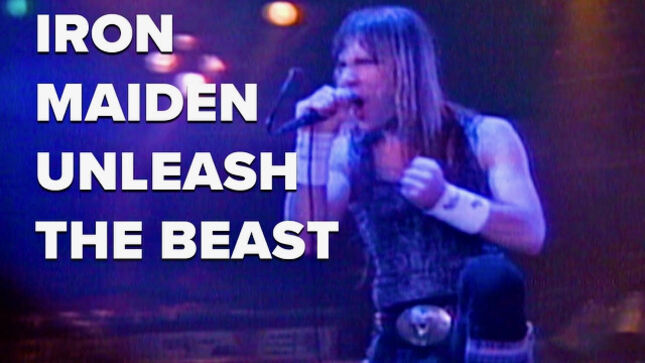 IRON MAIDEN Unleash The Beast, This Week In Music History; Video