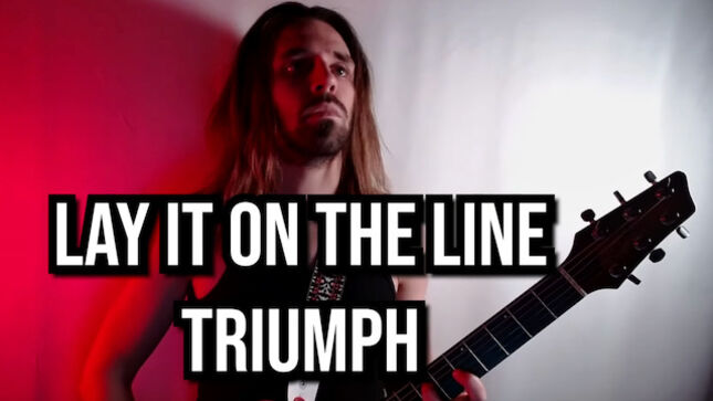 TRIUMPH - Metalworks Institute Students Perform Cover Of "Lay It On The Line"; Video