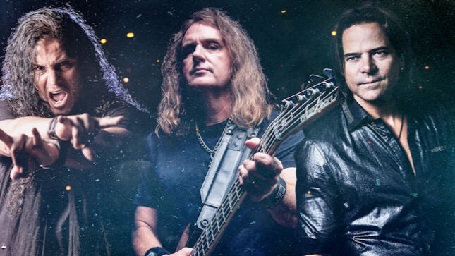 MEGADETH Bassist DAVID ELLEFSON And SONS OF APOLLO Vocalist JEFF SCOTT SOTO Release New Version Of RIOT Classic "Swords & Tequila" Feat. SWORD Singer RICK HUGHES; Playthrough Video