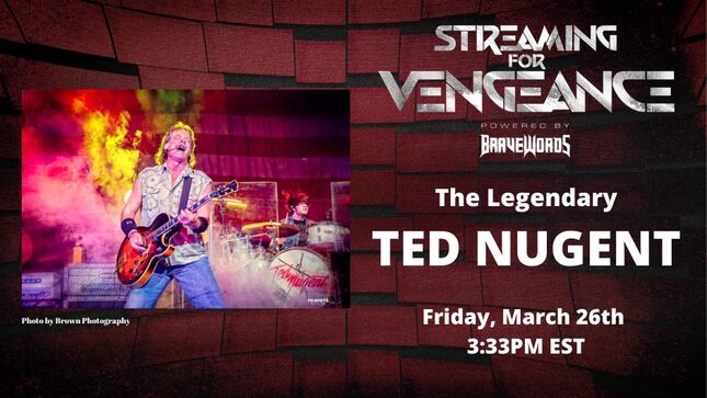 TED NUGENT Guests On Streaming For Vengeance Today!