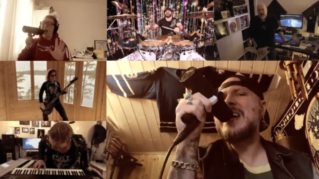At The Movies Featuring SOILWORK, THERION, HAMMERFALL, PRETTY MAIDS And KING DIAMOND Members Perform BELINDA CARLISLE Hit "Heaven Is A Place On Earth" (Video)
