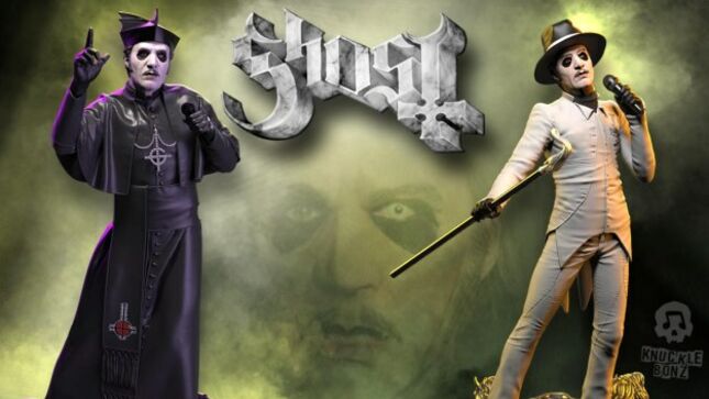 GHOST - Two KnuckleBonz Limited Edition CARDINAL COPIA Statues Now Available