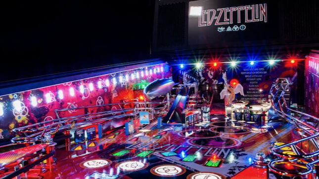 LED ZEPPELIN - Expression Light System On Stern's New Pro Pinball Machine; Video