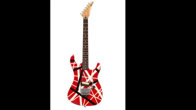 VAN HALEN - Frankenstrat Guitar Originally Owned By EDDIE VAN HALEN And Gifted To MOUNTAIN Legend LESLIE WEST Sold At Auction For $50,000