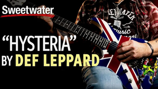 DEF LEPPARD - "Hysteria" Guitar Lesson With Former GRIM REAPER Guitarist NICK BOWCOTT; Video