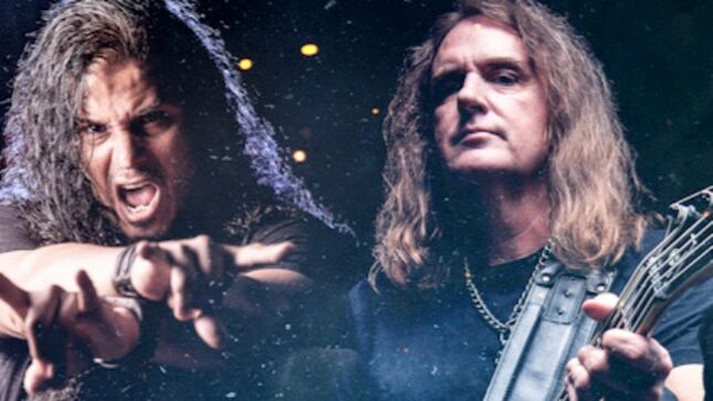 MEGADETH Bassist DAVID ELLEFSON And SONS OF APOLLO Vocalist JEFF SCOTT SOTO Talk Cover Of RIOT Classic "Swords & Tequila" - "Let's Tease Them With Something They're Familiar With" (Video)