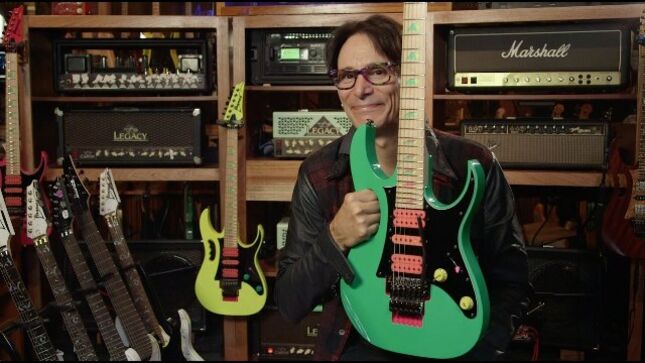 STEVE VAI Invites Fans To Donate To Extraordinary Families Foster Care And Adoption Effort; Ibanez Jem Jr. And Zoom Meeting Up For Grabs