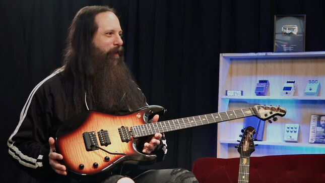 DREAM THEATER's JOHN PETRUCCI Discusses His New JP And Majesty Anniversary Ernie Ball Music Man Guitars; Video