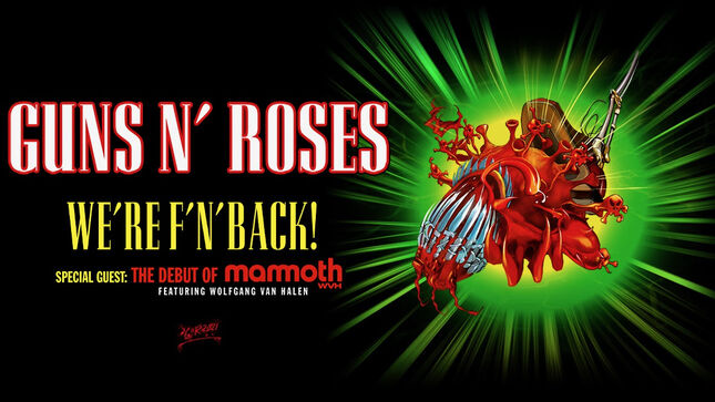 GUNS N' ROSES Relauch Tour With 14 New Dates; MAMMOTH WVH Confirmed As Special Guests
