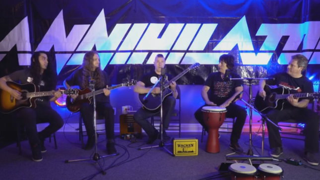 ANNIHILATOR Share "Bad Child" From Triple Threat Un-Plugged: The Watersound Studios Sessions (Video)