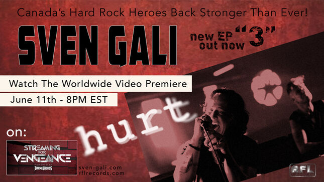 SVEN GALI To Launch New "Hurt" Video This Friday On Streaming For Vengeance