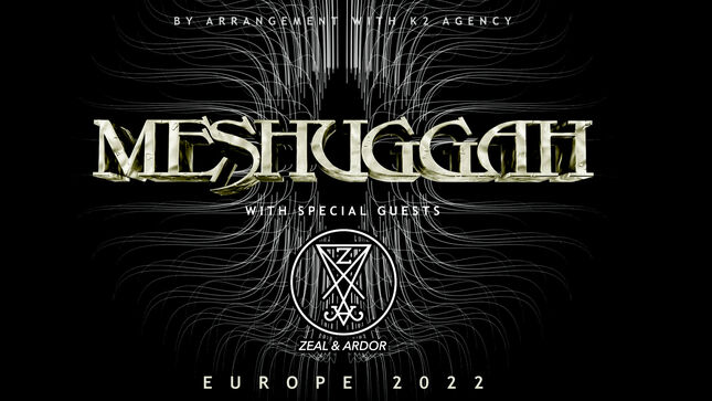 MESHUGGAH's European Tour Postponed Until 2022; New Shows Added