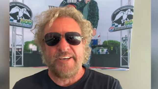 SAMMY HAGAR Performs "I Can't Drive 55" With Guitarist VIC JOHNSON At 37th Annual NASCAR All Star Race; Official Recap Video