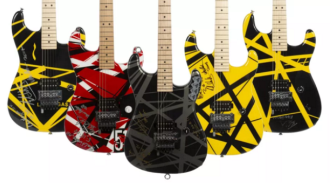 EDDIE VAN HALEN - Five Charvel Art Series Guitars Sell At Auction For Over $200,000 US