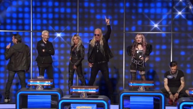 DEE SNIDER And Family Win $25,000 US For National Coalition For Homeless Veterans On Celebrity Family Feud