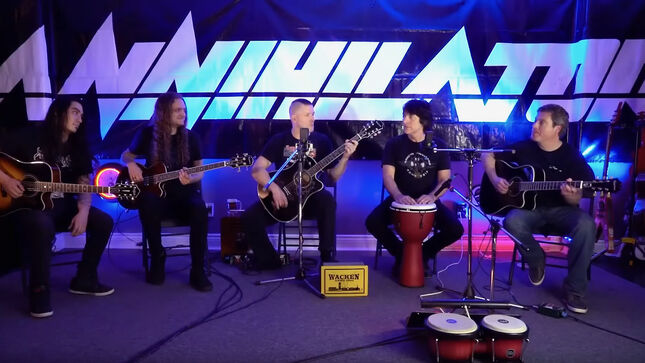ANNIHILATOR Release "Holding On" (Triple Threat Un-Plugged: The Watersound Studios Sessions); Video
