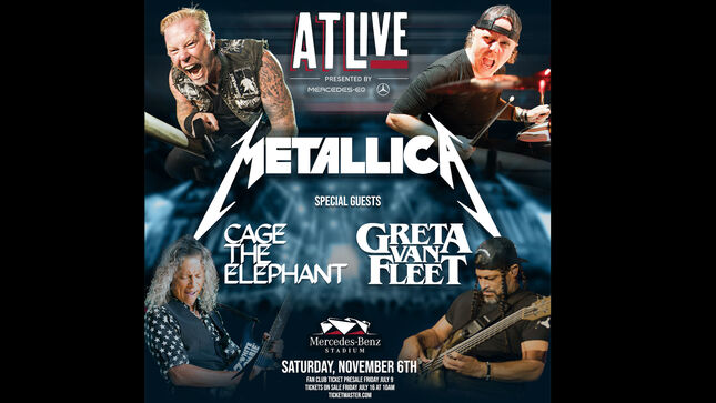 METALLICA Announce Atlanta Concert In November; "Holier Than Thou" (Pre-Production Rehearsal) Available For Streaming