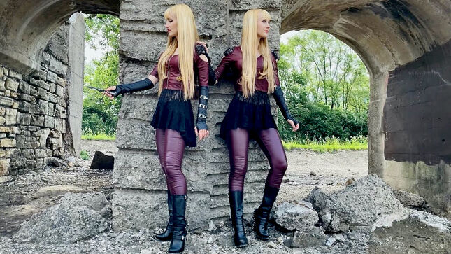 Harp Twins CAMILLE AND KENNERLY Perform LITA FORD's "Stiletto"; Video