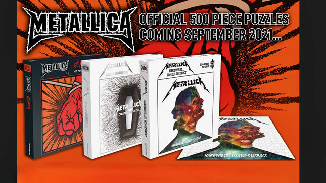 METALLICA - New 500 Piece Jigsaw Puzzles Available In September