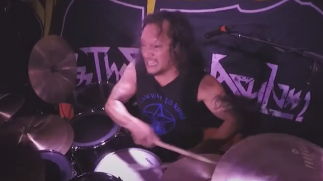 Former DEATH ANGEL Drummer ANDY GALEON Makes Live Debut With BLIND ILLUSION (Video)