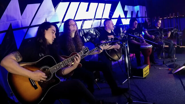 ANNIHILATOR Release "In The Blood" (Triple Threat Un-Plugged: The Watersound Studios Sessions); Video