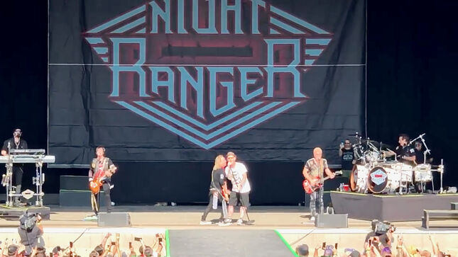 COREY TAYLOR Joins NIGHT RANGER For "Don't Tell Me You Love Me" At Rock Fest; Video